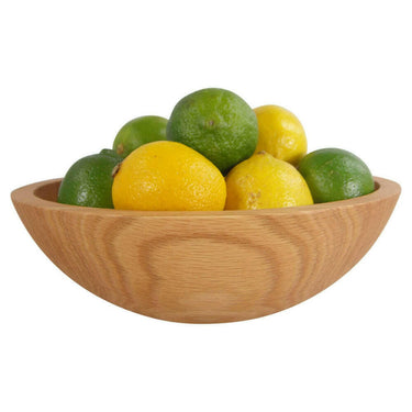 10 Inch Solid Red Oak Wooden Bowl Bowls American Farmhouse Bowls